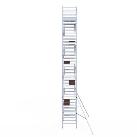 Rolsteiger Original  135x250 12,2m werkhoogte carbon vloer tegen de gevel