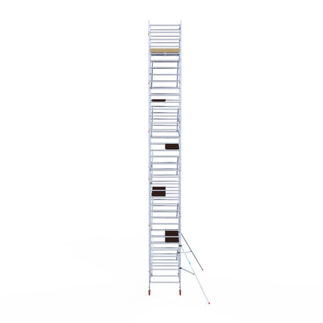 Steigeraanhanger afsluitbaar 250 + Rolsteiger Basic 135x250 12,2m werkhoogte carbon vloer