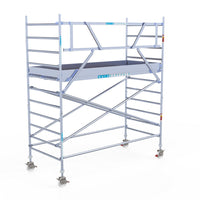 Rolsteiger Original  135x305 4,2m werkhoogte carbon vloer tegen de gevel