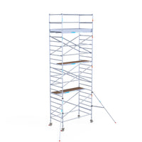 Steigeraanhanger afsluitbaar 250 + Rolsteiger Standaard 135x250 8,2m werkhoogte
