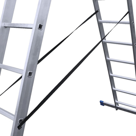Alumexx driedelige Reformladder 3x9 sporten