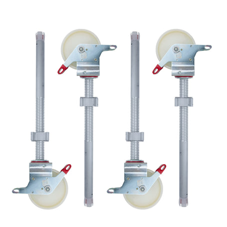 Nylon steigerwiel met aluminium spindel
