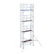Rolsteiger Professional 90x250 9,2m werkhoogte carbon vloer tegen de gevel