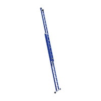 Eurostairs Reform ladder dubbel recht 2x14 sporten BLAUW