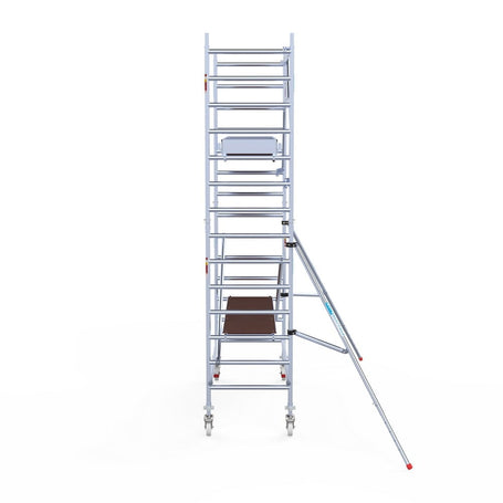 Rolsteiger Original  90x250 5,2m werkhoogte carbon vloer tegen de gevel