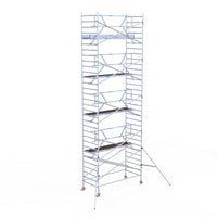 Rolsteiger Professional 135x305 10,2m werkhoogte tegen de gevel