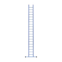 Eurostairs Ladder enkel recht 1x20 sporten BLAUW
