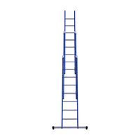 Eurostairs Reform ladder driedubbel recht 3x8 sporten BLAUW