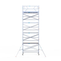 Rolsteiger Original  135x305 10,2m werkhoogte carbon vloer tegen de gevel