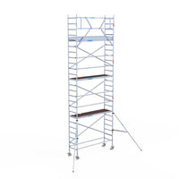 Rolsteiger Original  75x250 8,2m werkhoogte carbon vloer tegen de gevel