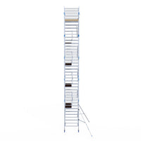 Rolsteiger Alumexx Extra 135x190 12,2m werkhoogte tegen de gevel