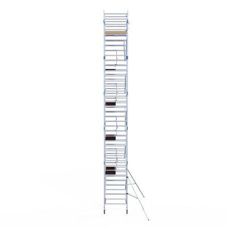 Rolsteiger Alumexx Extra 135x190 12,2m werkhoogte tegen de gevel