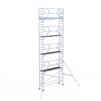 Rolsteiger Professional 75x305 10,2m werkhoogte tegen de gevel