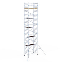 Rolsteiger Alumexx Light 135x250 12,2m werkhoogte tegen de gevel