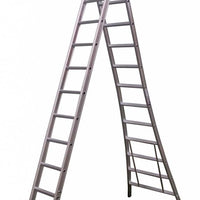 Eurostairs Reform ladder dubbel uitgebogen 2x8 sporten