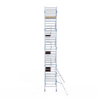 Rolsteiger Alumexx Extra 135x250 10,2m werkhoogte tegen de gevel