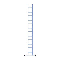 Eurostairs Ladder enkel recht 1x18 sporten BLAUW