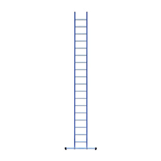 Eurostairs Ladder enkel recht 1x18 sporten BLAUW