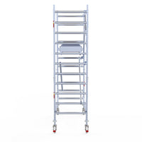 Rolsteiger Professional 90x190 4,2m werkhoogte carbon vloer tegen de gevel
