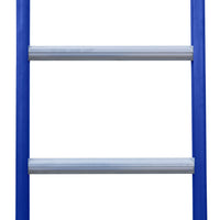 Eurostairs Ladder enkel recht 1x6 sporten BLAUW