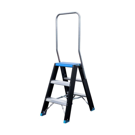 Dubbele zwarte trap 3 treden - Limited edition