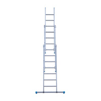 Eurostairs Reform ladder driedelig recht 3x7 sporten