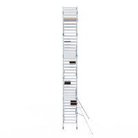 Rolsteiger Alumexx Light 135x190 12,2m werkhoogte tegen de gevel