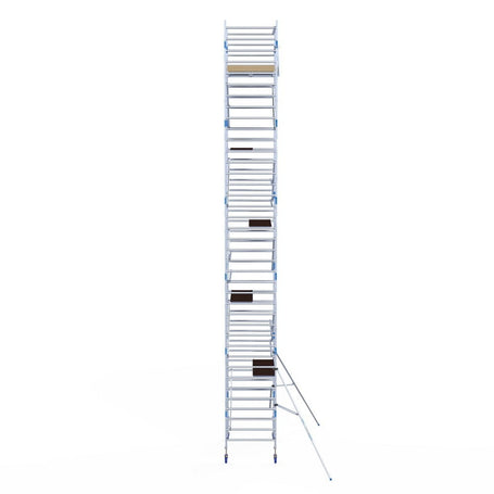 Rolsteiger Alumexx Light 135x190 12,2m werkhoogte tegen de gevel