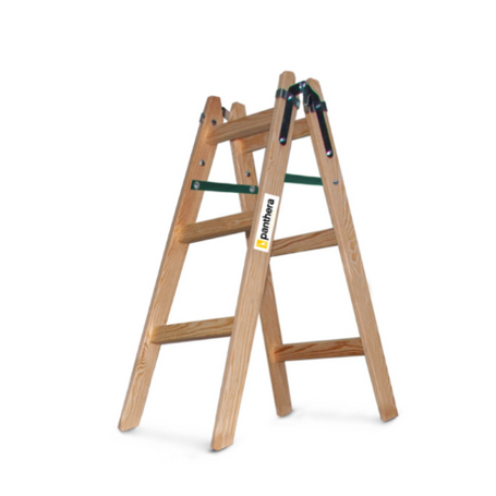 Silva dubbele trap 2x3 | Houten schildertrap