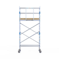 Rolsteiger Alumexx Light 75x190 5,2m werkhoogte tegen de gevel