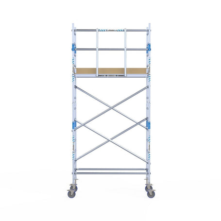 Rolsteiger Alumexx Light 75x190 5,2m werkhoogte tegen de gevel