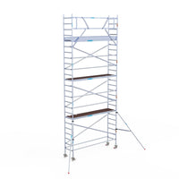 Rolsteiger Original  75x305 8,2m werkhoogte carbon vloer tegen de gevel
