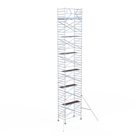 Rolsteiger Original  135x250 14,2m werkhoogte carbon vloer tegen de gevel