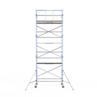 Steigeraanhanger 250 + Rolsteiger Alumexx Light 135x250 8,2m werkhoogte