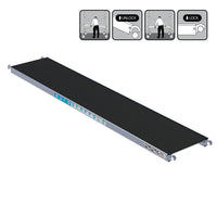 Platform zonder luik 400 cm carbondeck (lichtgewicht)
