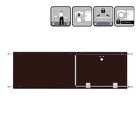 Platform met luik 140 cm