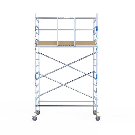Rolsteiger Alumexx Light 135x250 5,2m werkhoogte tegen de gevel