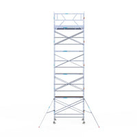 Rolsteiger Original 135x250 10,2m werkhoogte tegen de gevel