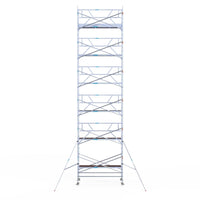 Rolsteiger Professional 135x305 13,2m werkhoogte tegen de gevel