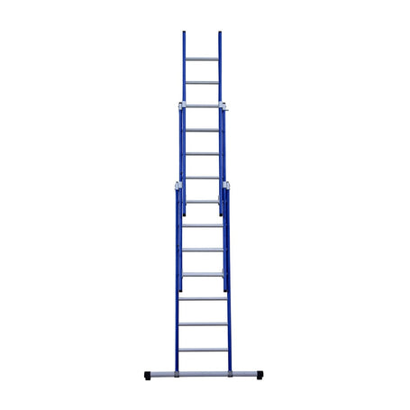 Eurostairs Reform ladder driedubbel recht 3x7 sporten BLAUW