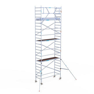 Rolsteiger Original  90x250 8,2m werkhoogte carbon vloer tegen de gevel