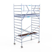 Rolsteiger Original  135x250 5,2m werkhoogte carbon vloer tegen de gevel