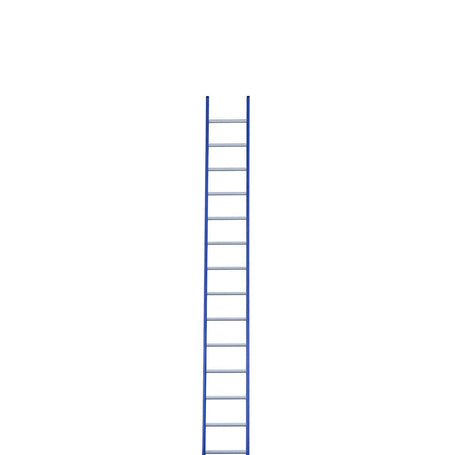 Eurostairs Ladder enkel recht 1x14 sporten BLAUW