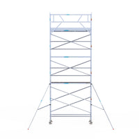 Rolsteiger Original  75x305 9,2m werkhoogte carbon vloer tegen de gevel
