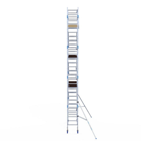 Rolsteiger Alumexx Light 75x250 9,2m werkhoogte tegen de gevel