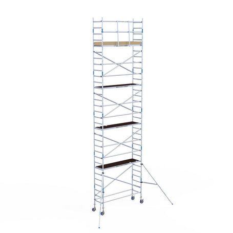 Rolsteiger Alumexx Light 75x250 10,2m werkhoogte tegen de gevel