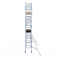 Rolsteiger Alumexx Light 75x250 6,2m werkhoogte tegen de gevel