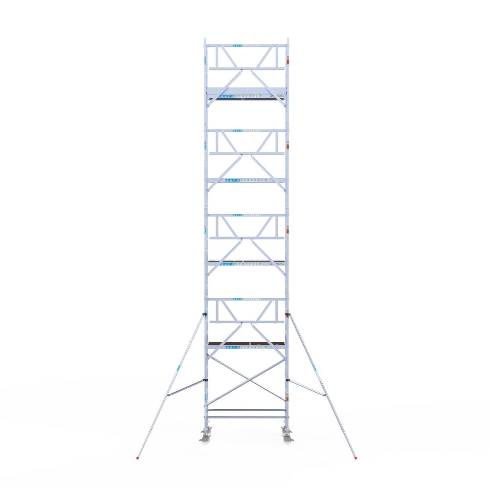 Rolsteiger Professional 90x190 10,2m werkhoogte carbon vloer tegen de gevel