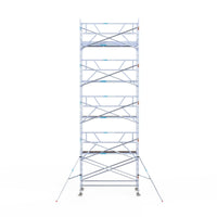 Rolsteiger Professional 135x305 10,2m werkhoogte tegen de gevel