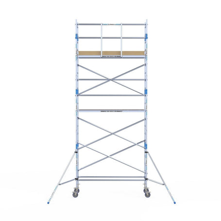 Rolsteiger Alumexx Light 75x250 7,2m werkhoogte tegen de gevel